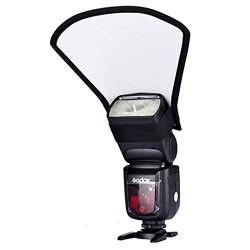 Dual Side Reflector for Speed Light Flashes - White - Silver Dual Side Reflector for Speed Light Flashes - White - Silver